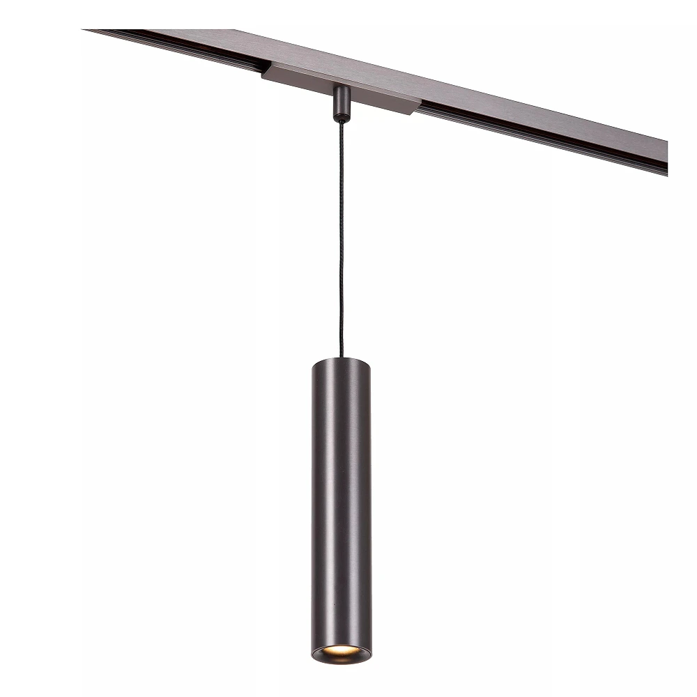 LINIAL LUXUS track pendant light 1x8W LED satin gun metal (Lucide)