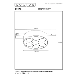 LINIAL XAVI track spotlight LED 8 W champagne (Lucide)