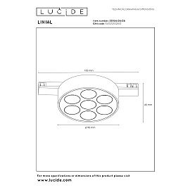 LINIAL XAVI track spotlight LED 8 W satin gun metal (Lucide)