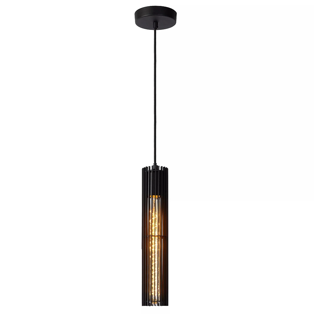 LIONEL piekarama lampa Ø6,5 cm 1xE27 melna (Lucide)