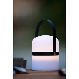 LITTLE JOE uzlādējama āra galda lampa LED 0,3W 3000K melna (Lucide)
