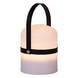 LITTLE JOE uzlādējama āra galda lampa LED 0,3W 3000K melna (Lucide)