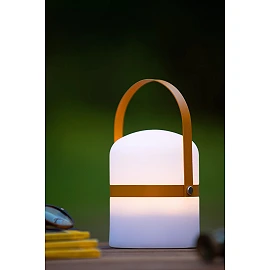 LITTLE JOE uzlādējama āra galda lampa LED 0,3W 3000K brūna (Lucide)