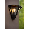 LIVIA outdoor wall light 1 x 60 W E27 black (Lucide)