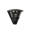 LIVIA outdoor wall light 1 x 60 W E27 black (Lucide)