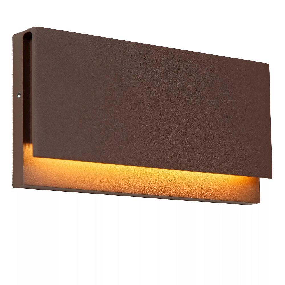 LOMAR outdoor wall light LED 10 W 2700 K rust brown (Lucide)