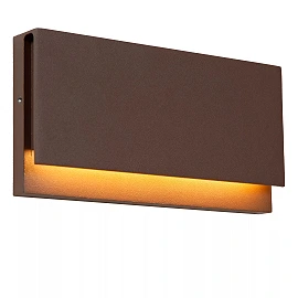 LOMAR outdoor wall light LED 10 W 2700 K rust brown (Lucide)