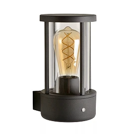 LORI outdoor wall light with dusk sensor 1 x 15 W E27 anthracite (Lucide)