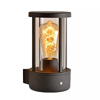 LORI outdoor wall light with dusk sensor 1 x 15 W E27 anthracite (Lucide)