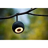 LUNEX rechargeable outdoor wall light LED 1x2W 3000K black (Lucide)