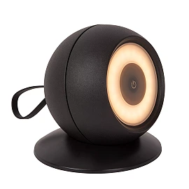 LUNEX rechargeable outdoor wall light LED 1x2W 3000K black (Lucide)