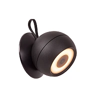 LUNEX rechargeable outdoor wall light LED 1x2W 3000K black (Lucide)