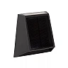 LUTON solar outdoor wall light with PIR motion and day/night sensors, solar LED, 2 W, 100 lm, 2700/3000 K, black (Lucide)