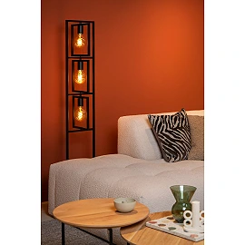 LUUK Floor lamp 3x40W E27 Black (Lucide)