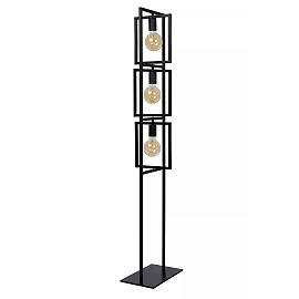 LUUK Floor lamp 3x40W E27 Black (Lucide)