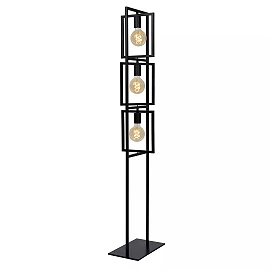 LUUK Floor lamp 3x40W E27 Black (Lucide)