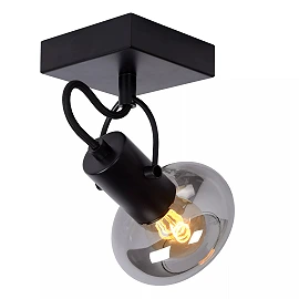 MADEE ceiling spotlight 1 x E14 black smoke grey (Lucide)