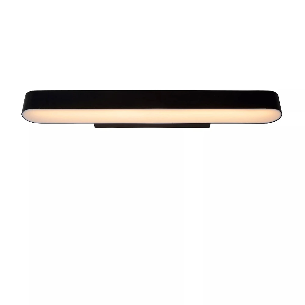 MADELON bathroom LED wall light 9 W 2700K IP44 black (Lucide)
