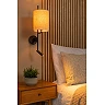 MAGIC wall light 1xE27 40 W with USB black (Lucide)