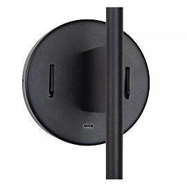 MAGIC wall light 1xE27 40 W with USB black (Lucide)