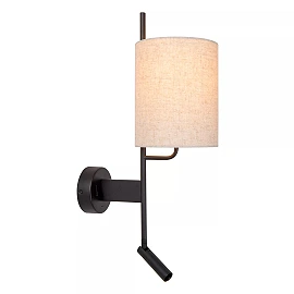MAGIC wall light 1xE27 40 W with USB black (Lucide)