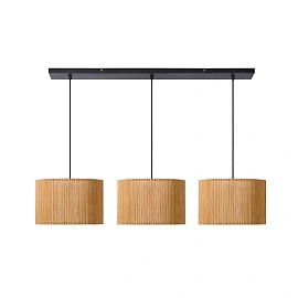 MAGIUS Pendant light 113x32 cm 3xE27 natural (Lucide)