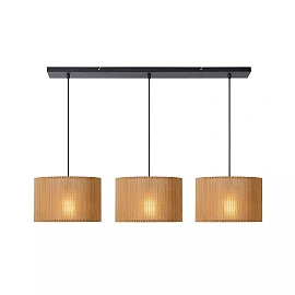 MAGIUS Pendant light 113x32 cm 3xE27 natural (Lucide)