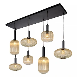 MALOTO Pendant light 7x40W E27 amber (Lucide)