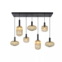 MALOTO Pendant light 7x40W E27 amber (Lucide)