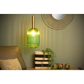 MALOTO Pendant light 1x40W E27 green (Lucide)