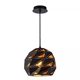 MALUNGA piekaramā lampa Ø25 E27 melna (Lucide)