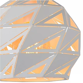 MALUNGA piekaramā lampa Ø25 E27 balta (Lucide)