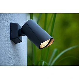MANAL Wall spotlight Indoor/Outdoor 1x13W Integrated LED IP65 Anthracite (Lucide)