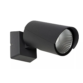 MANAL Wall spotlight Indoor/Outdoor 1x13W Integrated LED IP65 Anthracite (Lucide)