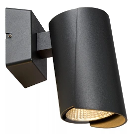MANAL Wall spotlight Indoor/Outdoor 1x13W Integrated LED IP65 Anthracite (Lucide)
