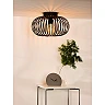 MANUELA Flush ceiling light Ø39,5cm 1x60W E27 black (Lucide)