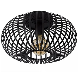 MANUELA Griestu lampa Ø39,5cm 1x60W E27 melna (Lucide)