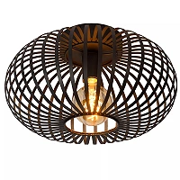 MANUELA Griestu lampa Ø39,5cm 1x60W E27 melna (Lucide)