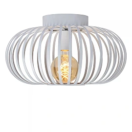 Griestu lampa MANUELA Ø39.5 1xE27 60W balta (Lucide)