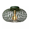 MANUELA Flush ceiling light Ø39.5 1xE27 60W Green (Lucide)