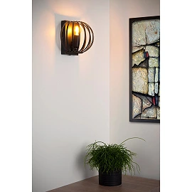 Sienas lampa MANUELA 1xE14 40W melna (Lucide)