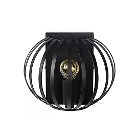 Sienas lampa MANUELA 1xE14 40W melna (Lucide)