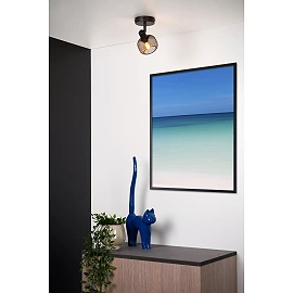 MAREN Ceiling spotlight 1xE14 black (Lucide)
