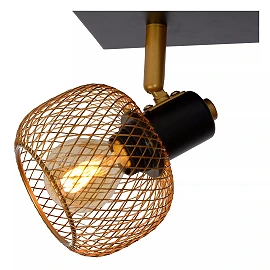 MAREN Ceiling spotlight 2xE14 matt gold / brass (Lucide)