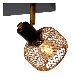 MAREN Ceiling spotlight 2xE14 matt gold / brass (Lucide)