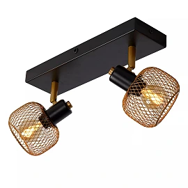 MAREN Ceiling spotlight 2xE14 matt gold / brass (Lucide)