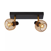 MAREN Ceiling spotlight 2xE14 matt gold / brass (Lucide)