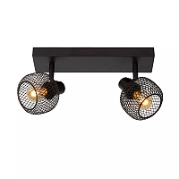 MAREN Ceiling spotlight 2xE14 black (Lucide)