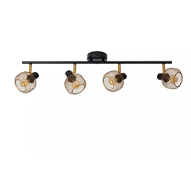 MAREN Ceiling spotlight 4xE14 matt gold / brass (Lucide)