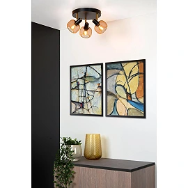 MAREN Ceiling spotlight Ø37 cm 3xE14 matt gold / brass (Lucide)